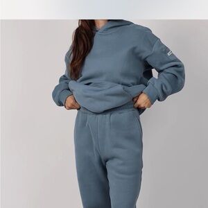 Comfrt Blue Hoodie and Sweatpants Set ( travel edition)